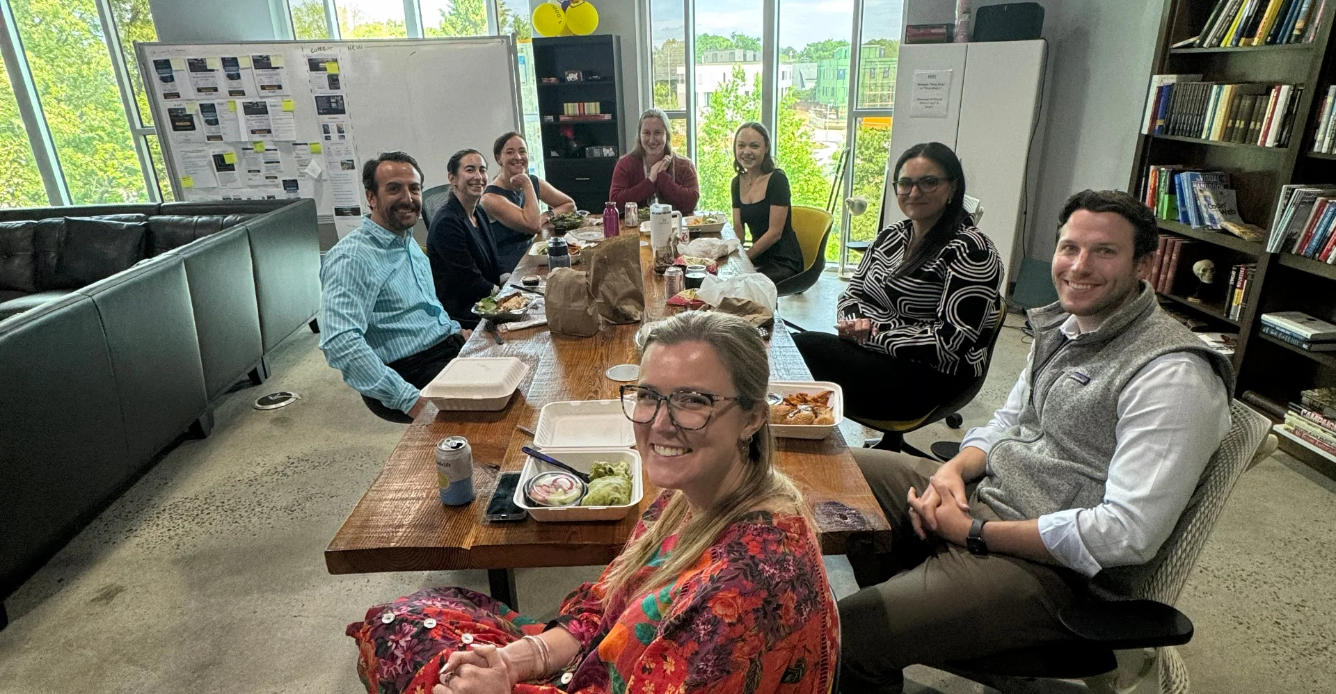 Guardian Service team lunch together