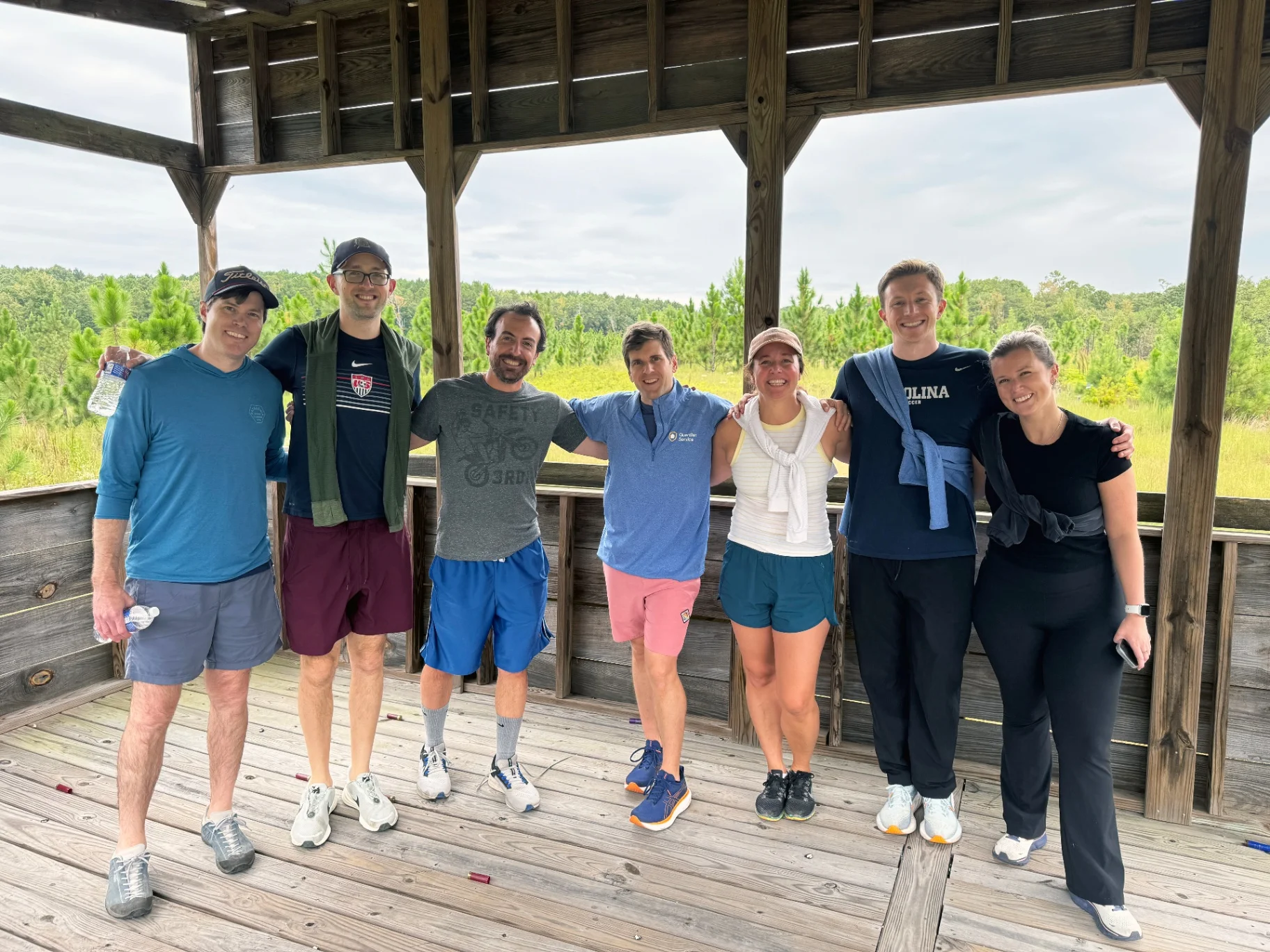 Guardian Service team outdoor activity